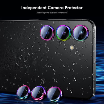 For Samsung Galaxy S23 5G / S23+ 5G ENKAY Hat-Prince AR 9H Rear Lens Aluminium Alloy Tempered Glass Film(Pink)