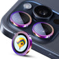 For iPhone 15 Pro / 15 Pro Max ENKAY Hat-Prince AR 9H Rear Lens Aluminium Alloy Tempered Glass Film(Colorful)