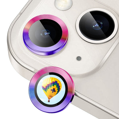 For iPhone 13 / 13 mini ENKAY Hat-Prince AR 9H Rear Lens Aluminium Alloy Tempered Glass Film(Colorful)