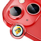 Pour iPhone 13 / 13 mini ENKAY Hat-Prince AR 9H Film en verre trempé pour objectif arrière en alliage d'aluminium (Rouge)