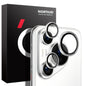 For Huawei Pura 70 Pro NORTHJO Camera Lens CD Vein Metal Ring Tempered Glass Film(Silver)