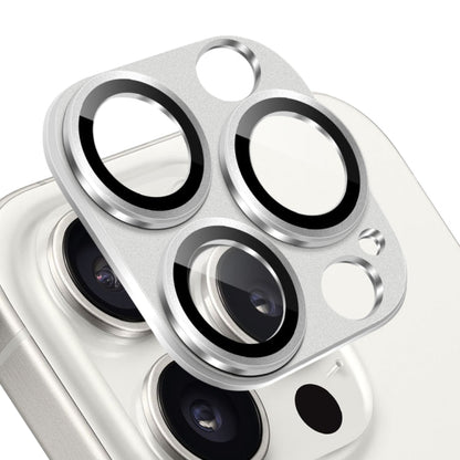 For iPhone 15 Pro / 15 Pro Max NORTHJO Matte Camera Lens Protector Tempered Glass Rear Lens Film(Silver)