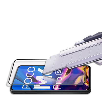 For Xiaomi Poco M6 Pro 5G mocolo 2.5D Full Glue Full Cover Tempered Glass Film