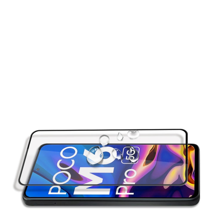 For Xiaomi Poco M6 Pro 5G mocolo 2.5D Full Glue Full Cover Tempered Glass Film
