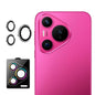 For Huawei Pura 70 ENKAY Hat-Prince 9H Rear Camera Lens Aluminium Alloy Tempered Glass Film(Silver)