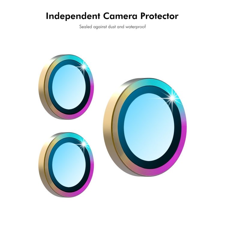 For Huawei Pura 70 ENKAY Hat-Prince 9H Rear Camera Lens Aluminium Alloy Tempered Glass Film(Silver)