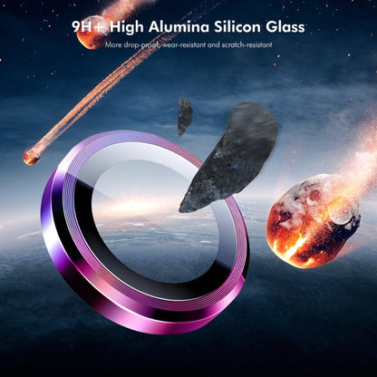 For Huawei nova Flip ENKAY Hat-Prince 9H Rear Camera Lens Aluminium Alloy Tempered Glass Film(Black)