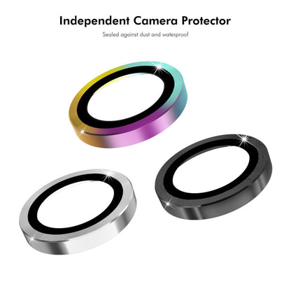 For Motorola Moto G 5G 2023 ENKAY Hat-Prince 9H Rear Camera Lens Aluminium Alloy Tempered Glass Film(Black)