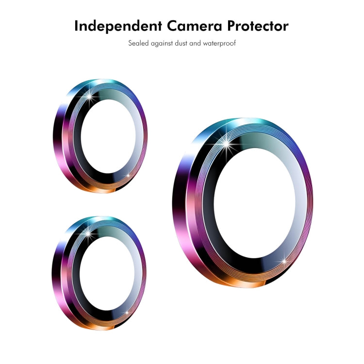 For Redmi Turbo 3 ENKAY Hat-Prince 9H Rear Camera Lens Aluminium Alloy Tempered Glass Film(Colorful)