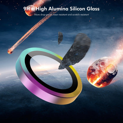 For Redmi Note 13 Pro 5G ENKAY Hat-Prince 9H Rear Camera Lens Aluminium Alloy Tempered Glass Film(Colorful)