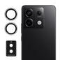 Pour Redmi Note 13 Pro 4G Film en verre trempé ENKAY Hat-Prince 9H pour objectif de caméra arrière en alliage d'aluminium (argent)