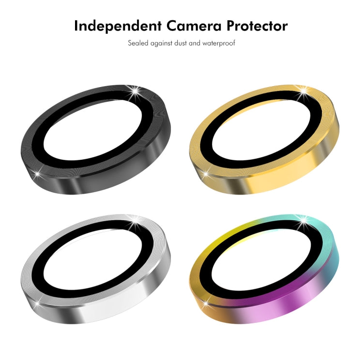 For Xiaomi Redmi Note 13 Pro+ 5G ENKAY Hat-Prince 9H Rear Camera Lens Aluminium Alloy Tempered Glass Film(Silver)