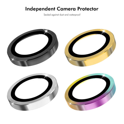 For Xiaomi Mix Fold 3 ENKAY Hat-Prince 9H Rear Camera Lens Aluminium Alloy Tempered Glass Film(Golden)
