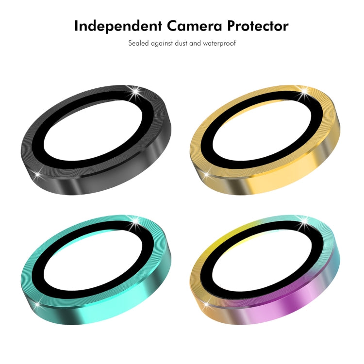 For OnePlus Ace 2 Pro ENKAY Hat-Prince 9H Rear Camera Lens Aluminium Alloy Tempered Glass Film(Golden)