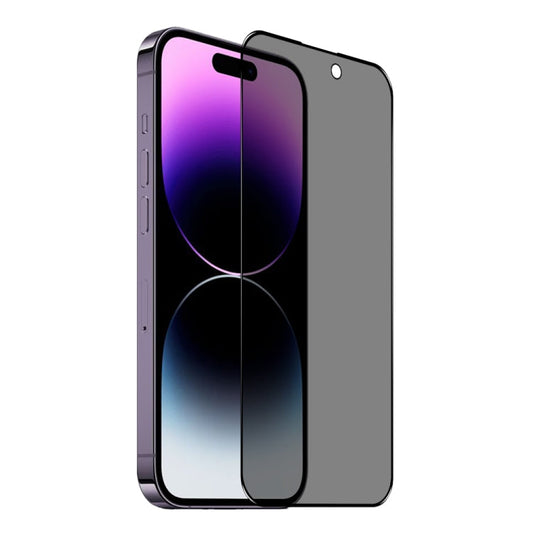 Pour iPhone 14 Pro NORTHJO A++ 28 Degrés Confidentialité Adhésion Totale Impression Sérigraphique Film en Verre Trempé