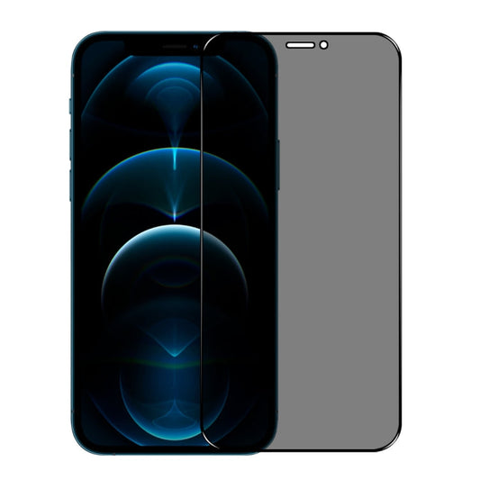 Pour iPhone 12 Pro Max NORTHJO A++ Film en verre trempé anti-espion 28 degrés, impression soie, pleine colle