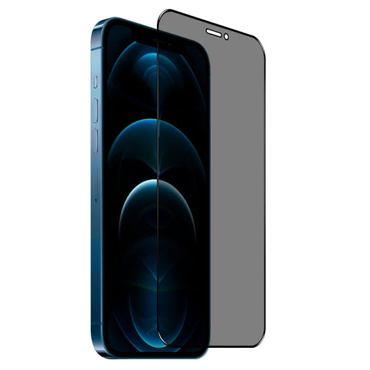 For iPhone 12 / 12 Pro NORTHJO A++ 28 Degree Privacy Full Glue Silk Printing Tempered Glass Film