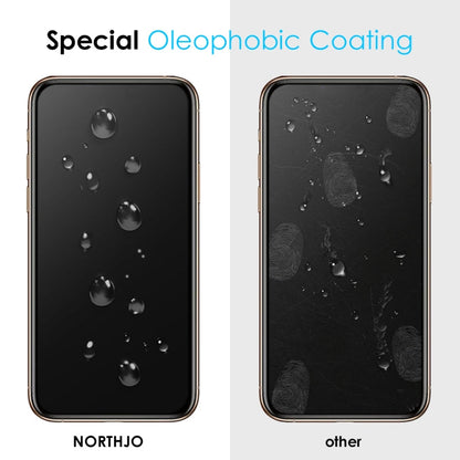 For iPhone 11 Pro Max / XS Max NORTHJO A++ 28 Degree Privacy Full Glue Silk Printing Tempered Glass Film