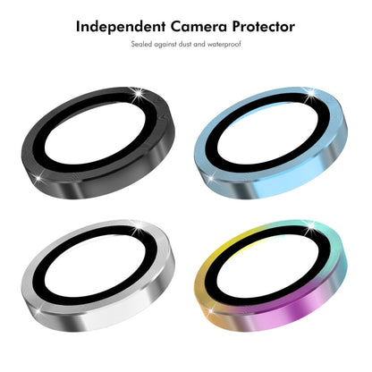 For Xiaomi Poco X5 Pro ENKAY Hat-Prince 9H Rear Camera Lens Aluminium Alloy Tempered Glass Film(Blue)