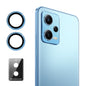 For Xiaomi Redmi Note 12 5G ENKAY Hat-Prince 9H Rear Camera Lens Aluminium Alloy Tempered Glass Film(Blue)