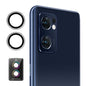 For OPPO Find X5 Lite ENKAY Hat-Prince 9H Rear Camera Lens Aluminium Alloy Tempered Glass Film(Silver)