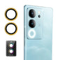 For vivo V29 5G ENKAY Hat-Prince 9H Rear Camera Lens Aluminium Alloy Tempered Glass Film(Golden)
