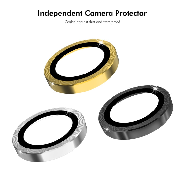 For vivo V27 / V27 Pro ENKAY Hat-Prince 9H Rear Lens Aluminium Alloy Tempered Glass Film(Gold)