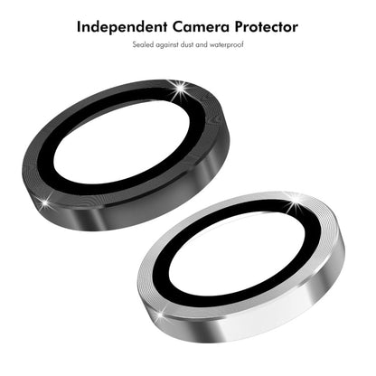 For Meizu 20 ENKAY Hat-Prince 9H Rear Camera Lens Aluminium Alloy Tempered Glass Film(Black)
