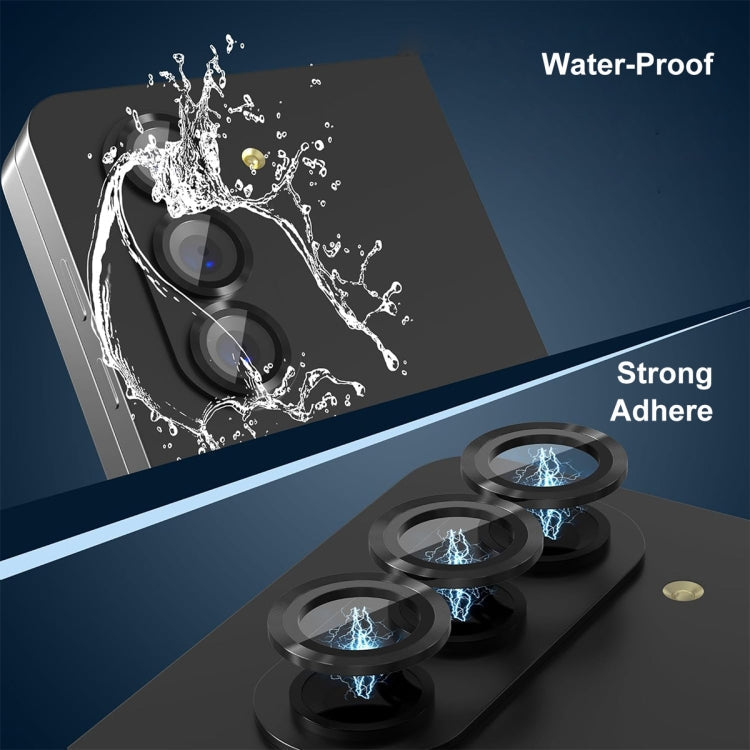 For Samsung Galaxy Z Fold6 ENKAY Hat-Prince 9H Rear Lens Aluminium Alloy Tempered Glass Film(Golden)
