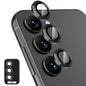 For Samsung Galaxy M54 ENKAY Hat-Prince 9H Rear Camera Lens Aluminium Alloy Tempered Glass Film(Black)