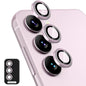 For Samsung Galaxy A16 5G ENKAY Hat-Prince 9H Rear Camera Lens Aluminium Alloy Tempered Glass Film(Pink)