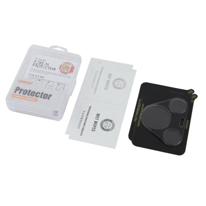 For Huawei Pura 70 Pro / 70 Pro+ 2pcs ENKAY 9H Rear Camera Lens Tempered Glass Film(Black)