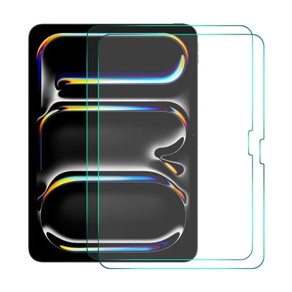 For iPad Pro 13 2024 / Air 13 2026 / 2025 2pcs ENKAY Hat-Prince 0.33mm Explosion-proof Tempered Glass Film
