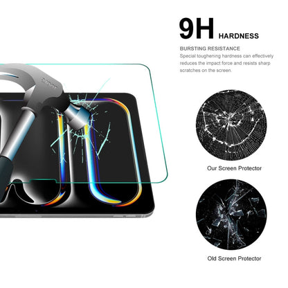For iPad Pro 11 2025 / 2024 2pcs ENKAY Hat-Prince 0.33mm Explosion-proof Tempered Glass Film