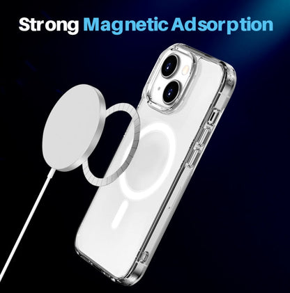 For iPhone 13 NORTHJO 3 in 1 Magsafe Clear Phone Case with Screen Film + Rear Lens Film