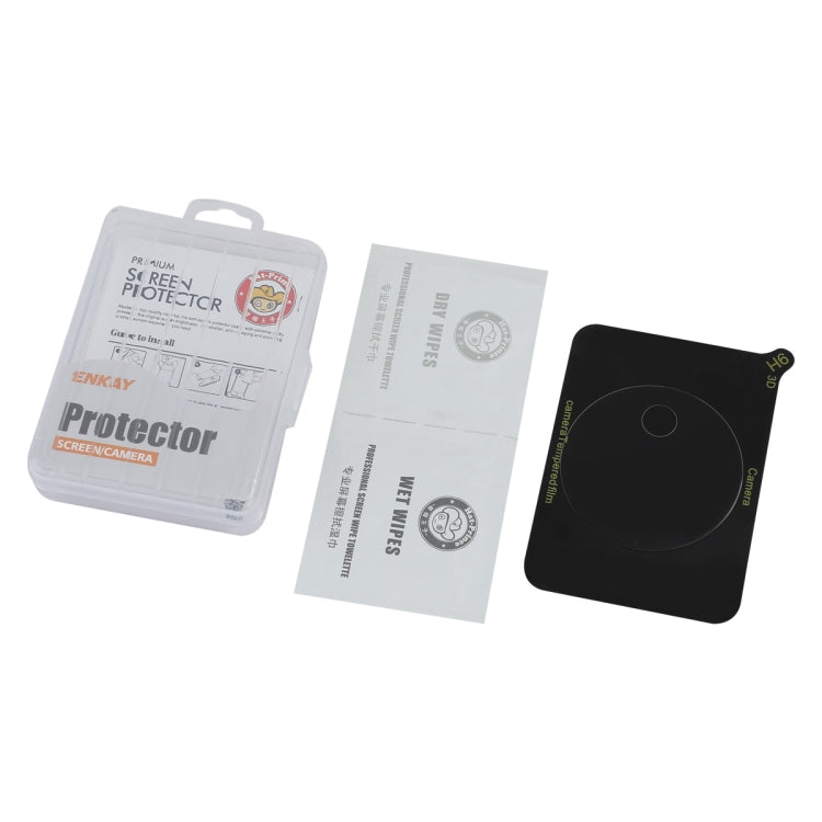 Pour OnePlus Ace 2 / 11R Film en verre trempé ENKAY 9H pour objectif d'appareil photo arrière (Transparent)