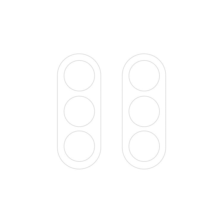 Pour OnePlus Ace 3V 2 pièces Film en verre trempé ENKAY 9H pour objectif de caméra arrière (Transparent)