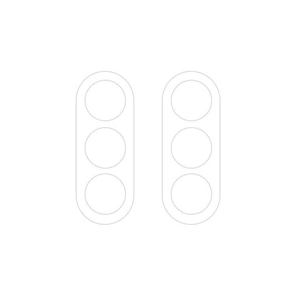 Pour OnePlus Ace 3V 2 pièces Film en verre trempé ENKAY 9H pour objectif de caméra arrière (Transparent)