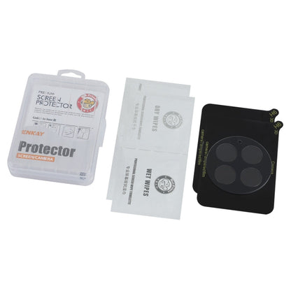 For OnePlus Ace 2 Pro 2pcs ENKAY 9H Rear Camera Lens Tempered Glass Film(Transparent)