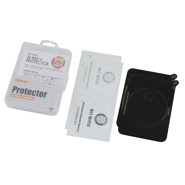 For OnePlus Ace 2 / 11R 2pcs ENKAY 9H Rear Camera Lens Tempered Glass Film(Transparent)