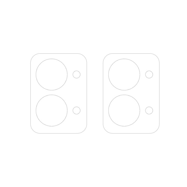 For OnePlus Nord 2T 2pcs ENKAY 9H Rear Camera Lens Tempered Glass Film(Transparent)