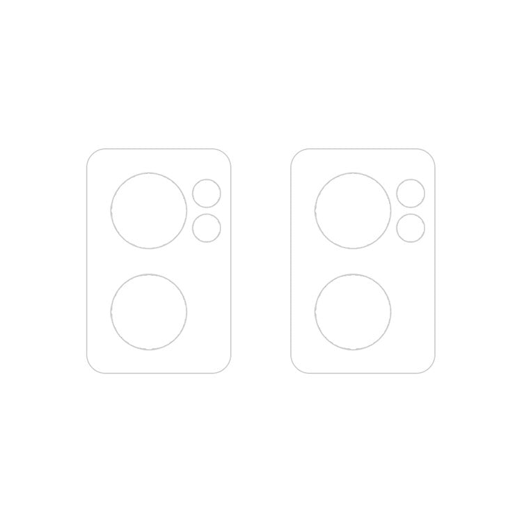 For OnePlus Nord CE 2 5G 2pcs ENKAY 9H Rear Camera Lens Tempered Glass Film(Transparent)