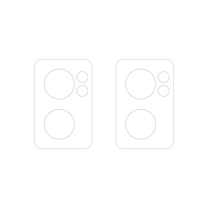 For OnePlus Nord CE 2 5G 2pcs ENKAY 9H Rear Camera Lens Tempered Glass Film(Transparent)