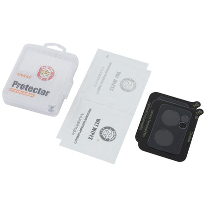 For OnePlus Nord CE 2 5G 2pcs ENKAY 9H Rear Camera Lens Tempered Glass Film(Transparent)