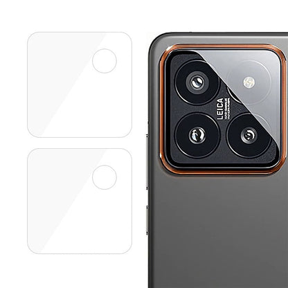 For Xiaomi 14 Pro 2pcs ENKAY Hat-Prince 9H Rear Camera Lens Tempered Glass Film(Transparent)