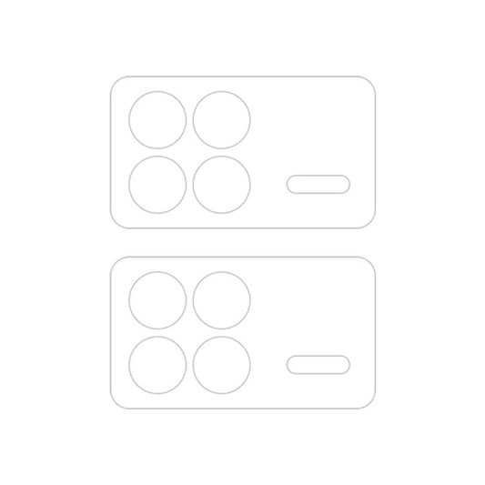 For Xiaomi Mix Fold 3 2pcs ENKAY Hat-Prince 9H Rear Camera Lens Tempered Glass Film(Transparent)