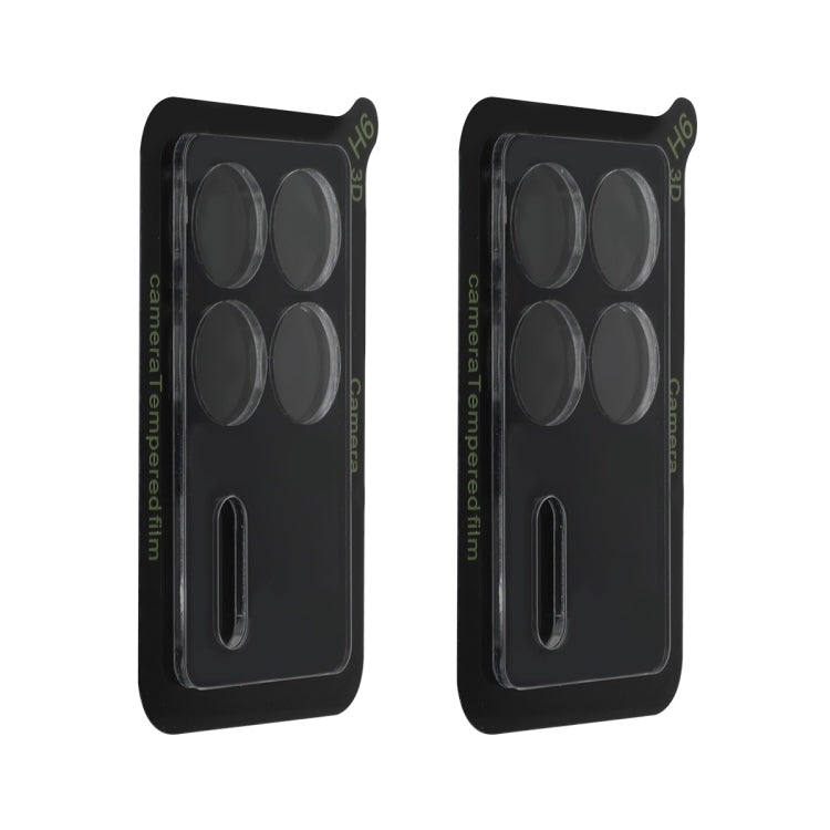 For Xiaomi Mix Fold 3 2pcs ENKAY Hat-Prince 9H Rear Camera Lens Tempered Glass Film(Transparent)