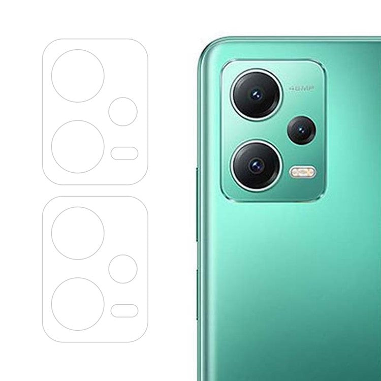Pour Redmi Note 12 5G 2pcs ENKAY Hat-Prince Film en verre trempé 9H pour objectif de caméra arrière (Transparent)