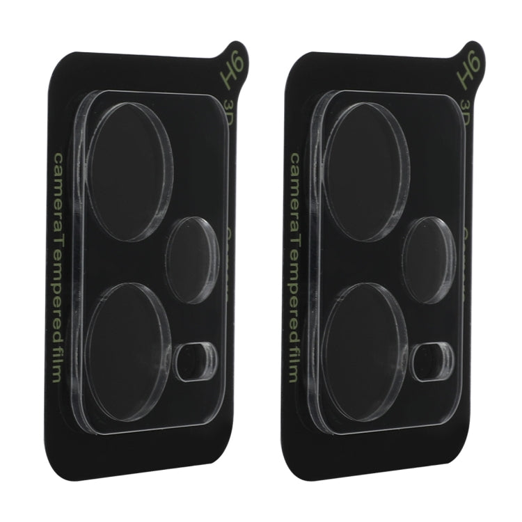 Pour Redmi Note 12 5G 2pcs ENKAY Hat-Prince Film en verre trempé 9H pour objectif de caméra arrière (Transparent)