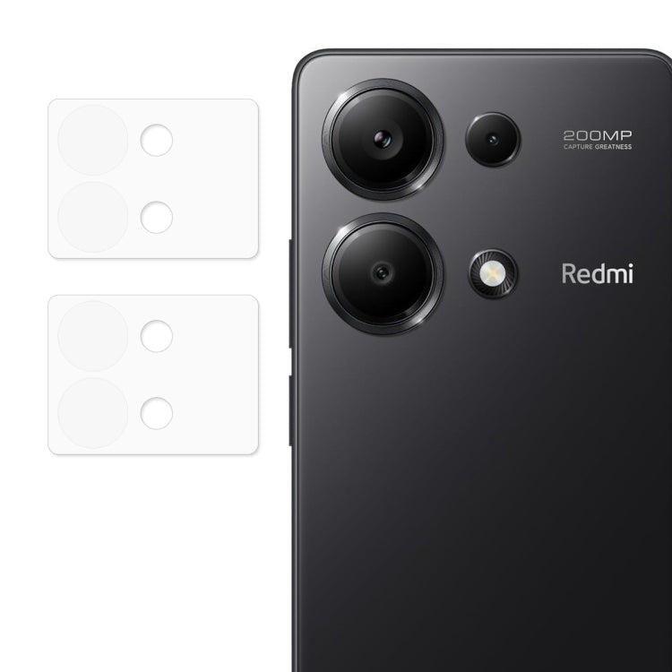 Pour Redmi Note 13 Pro 4G / Poco M6 Pro 4G 2 pièces ENKAY Hat-Prince 9H Film de protection en verre trempé pour objectif de caméra arrière (Transparent)